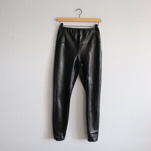 Wilfred Free Women's Black Sz S Daria Vegan Faux Leather High Waist Legging Pant